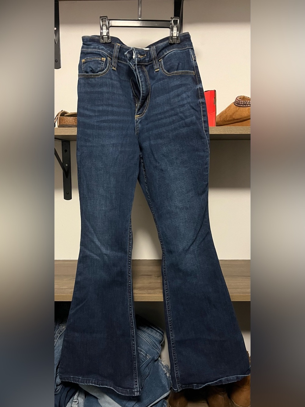Hollister Dark Blue Flare Jeans
